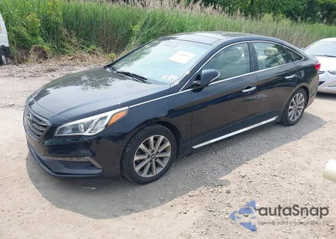 2016 Hyundai Sonata Limited from USA, damaged, VIN 5NPE34AFXGH284368